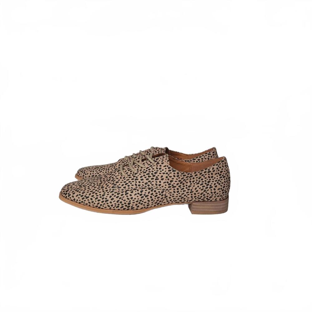 NWOT Dolce Vita Size 8 Pablo Cheetah Print Oxfords